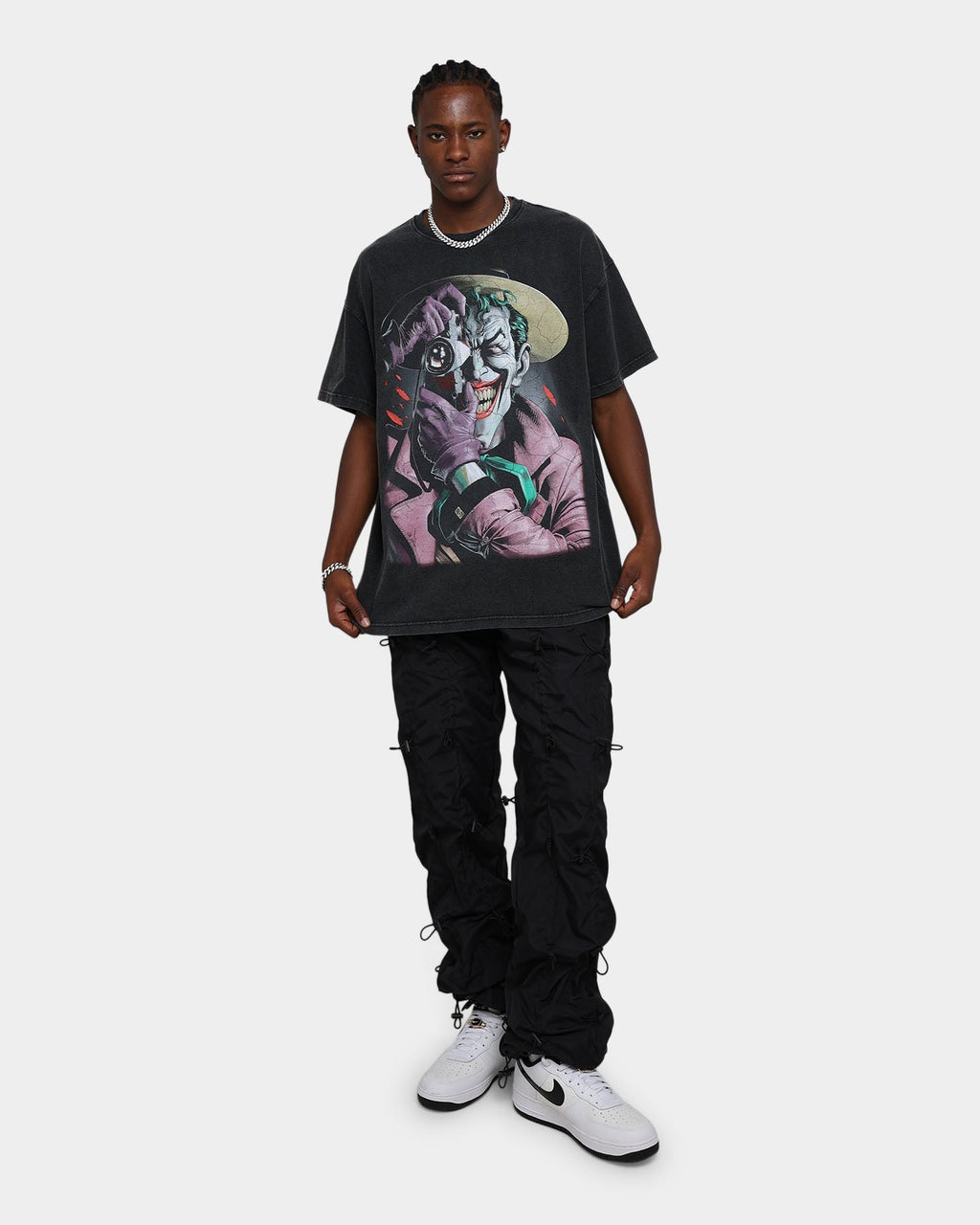 Vintage Studio X Comic Night Hero The Killing Joke  Vintage T-Shirt Black Wash