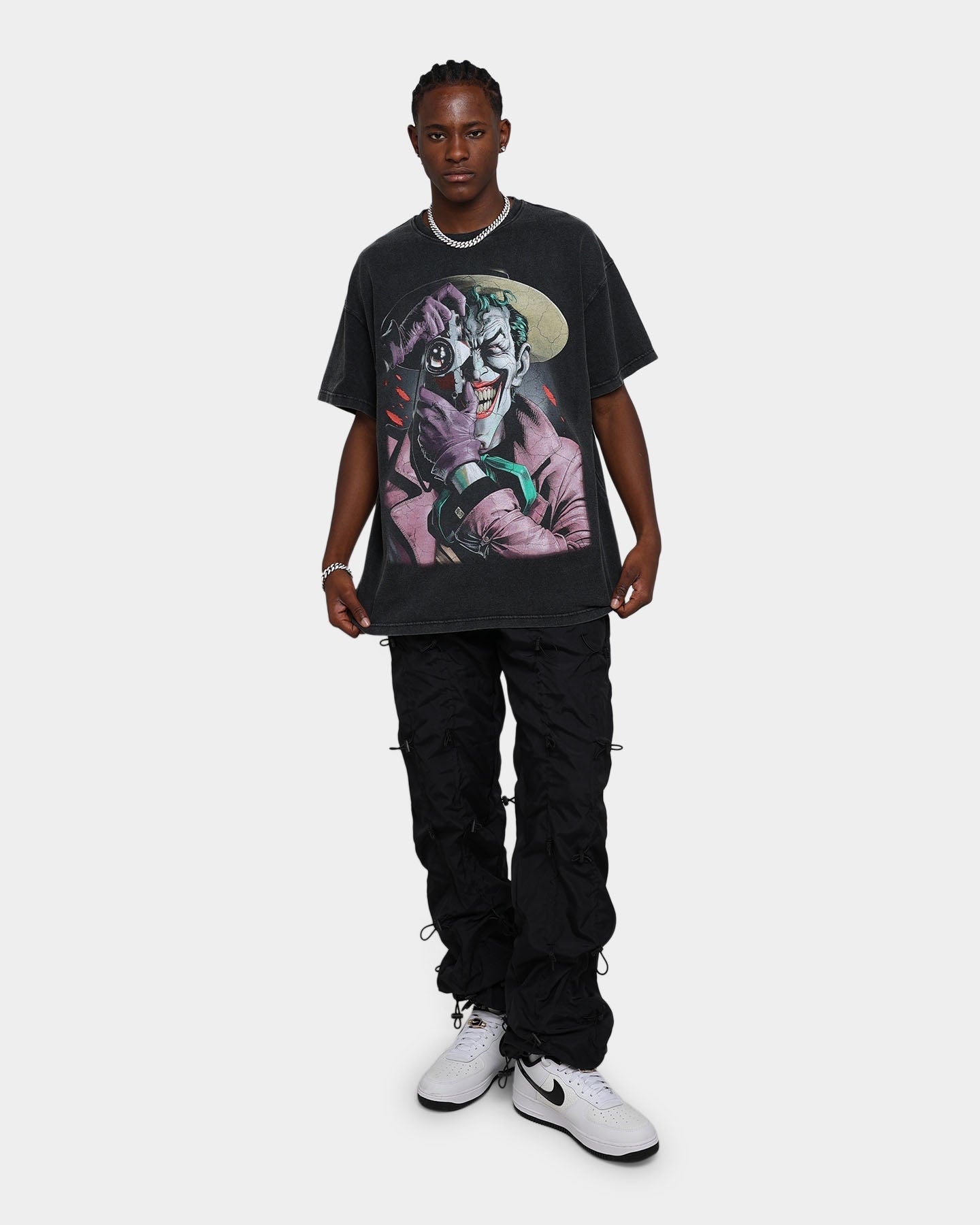 Vintage Studio X Comic Night Hero The Killing Joke  Vintage T-Shirt Black Wash