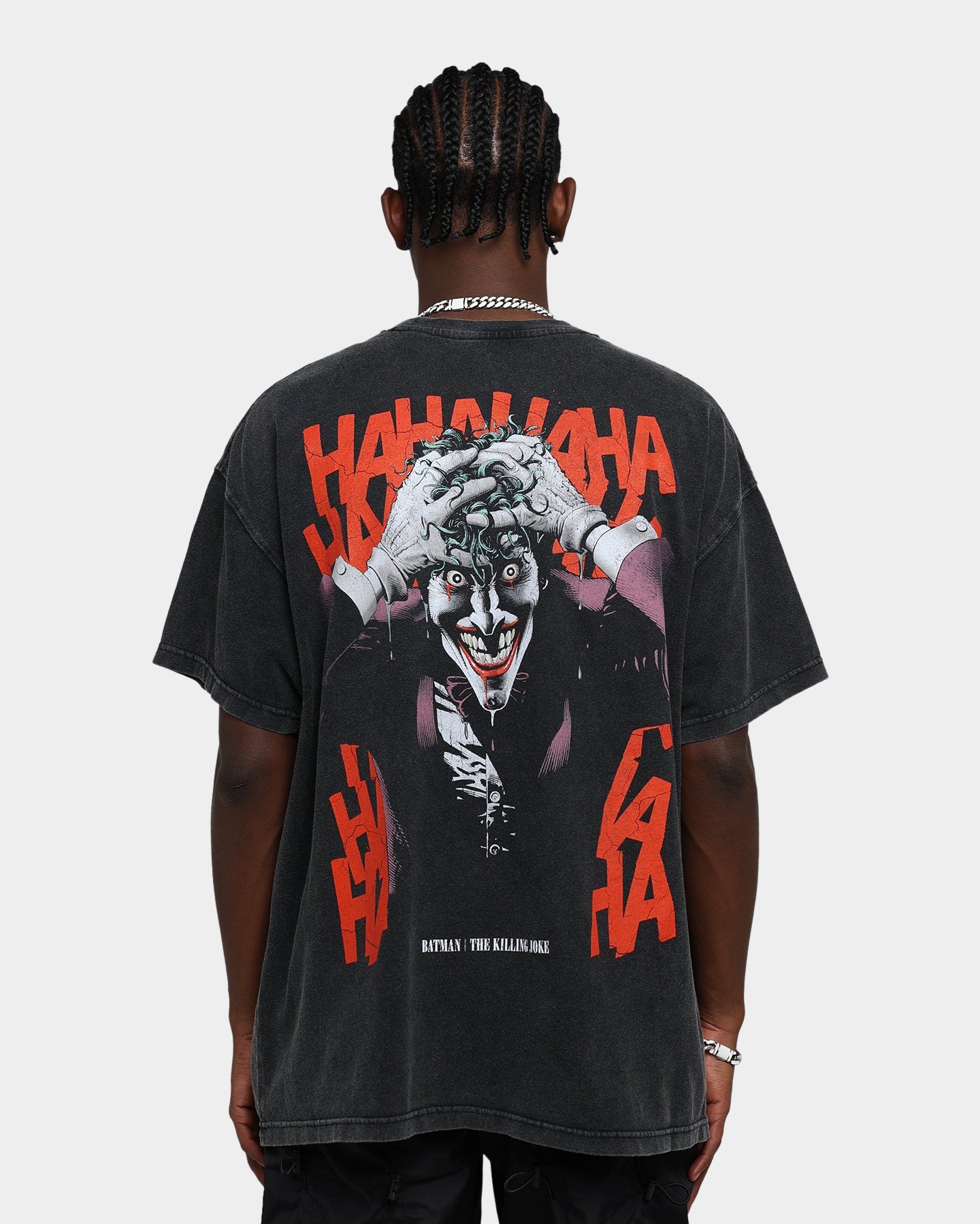 Vintage Studio X Comic Night Hero The Killing Joke  Vintage T-Shirt Black Wash