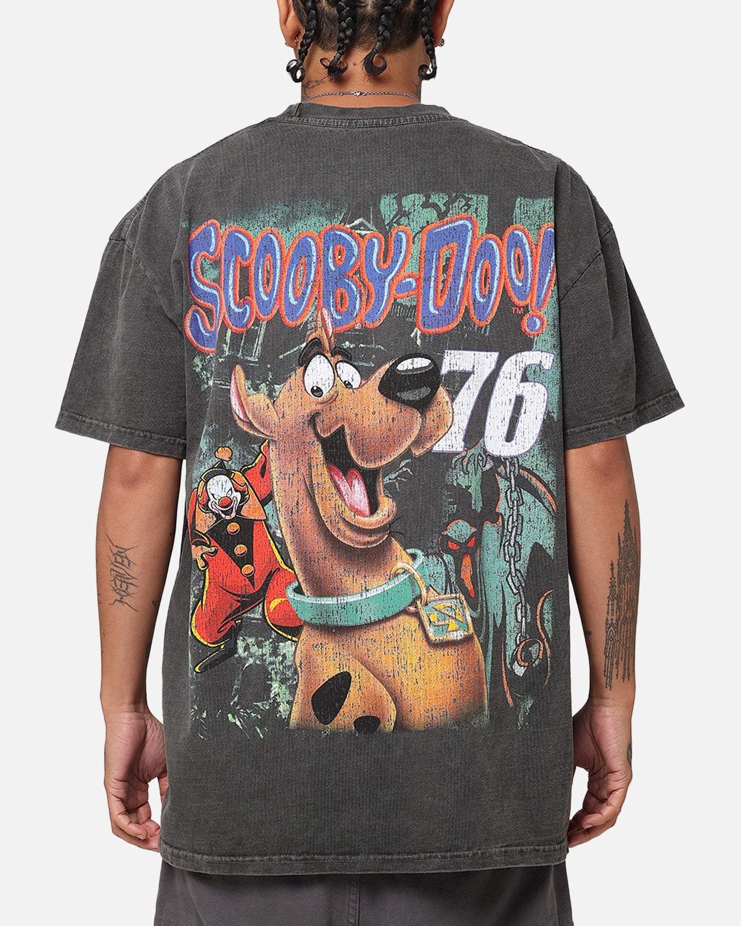 Vintage Studio X Mystery Dog Mystery Dog Jumbo Heavyweight Vintage T-Shirt Black Wash