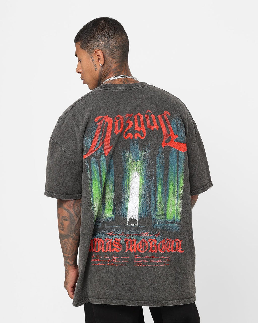 Vintage Studio X Fantasy Legend Dark Rider Heavyweight Vintage T-Shirt Black Wash