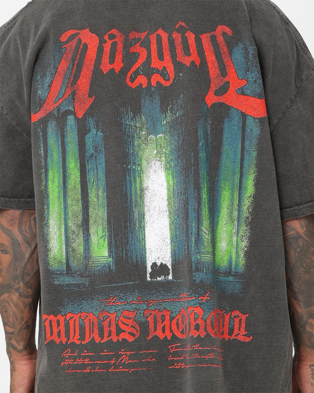 Vintage Studio X Fantasy Legend Dark Rider Heavyweight Vintage T-Shirt Black Wash
