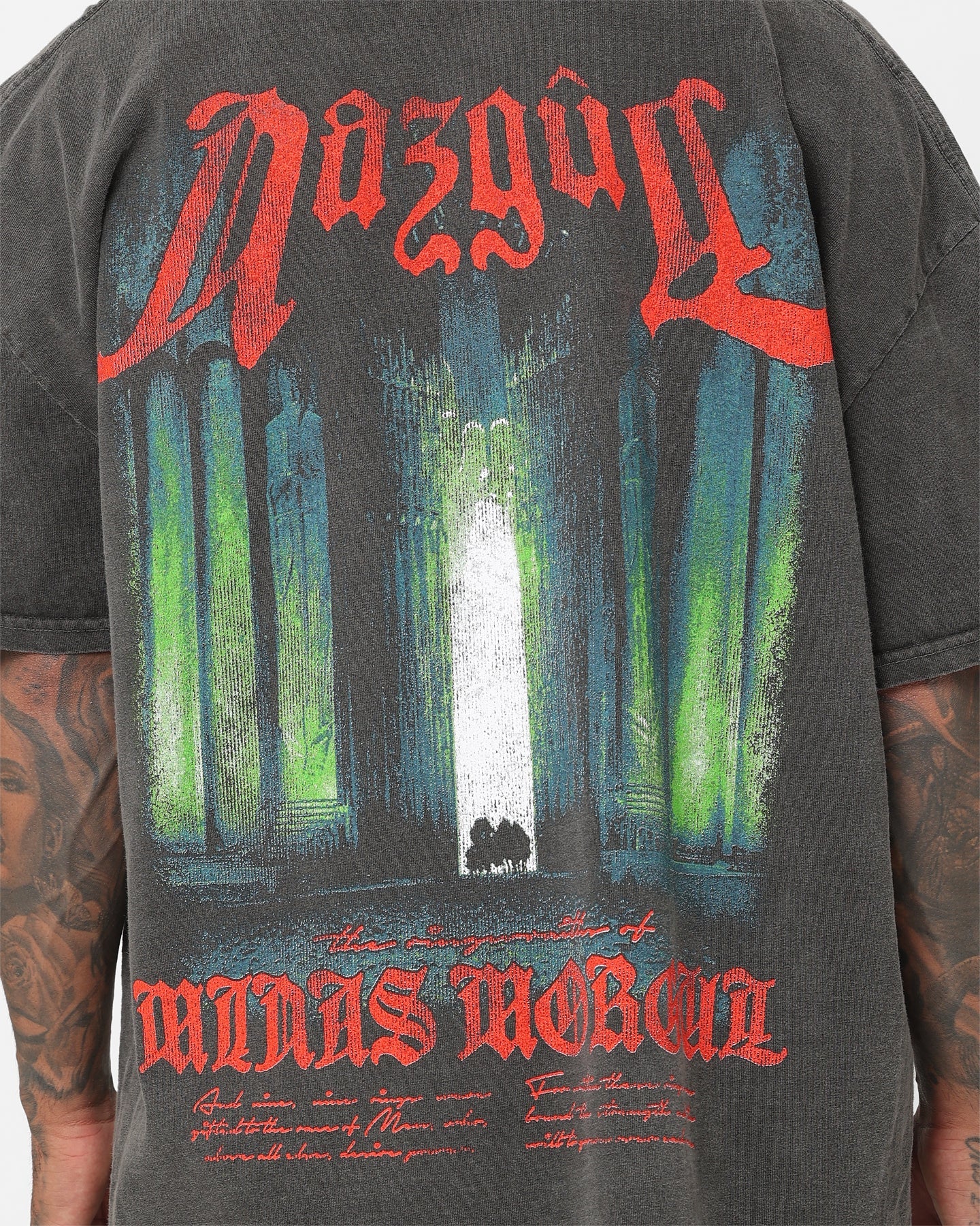 Vintage Studio X Fantasy Legend Dark Rider Heavyweight Vintage T-Shirt Black Wash