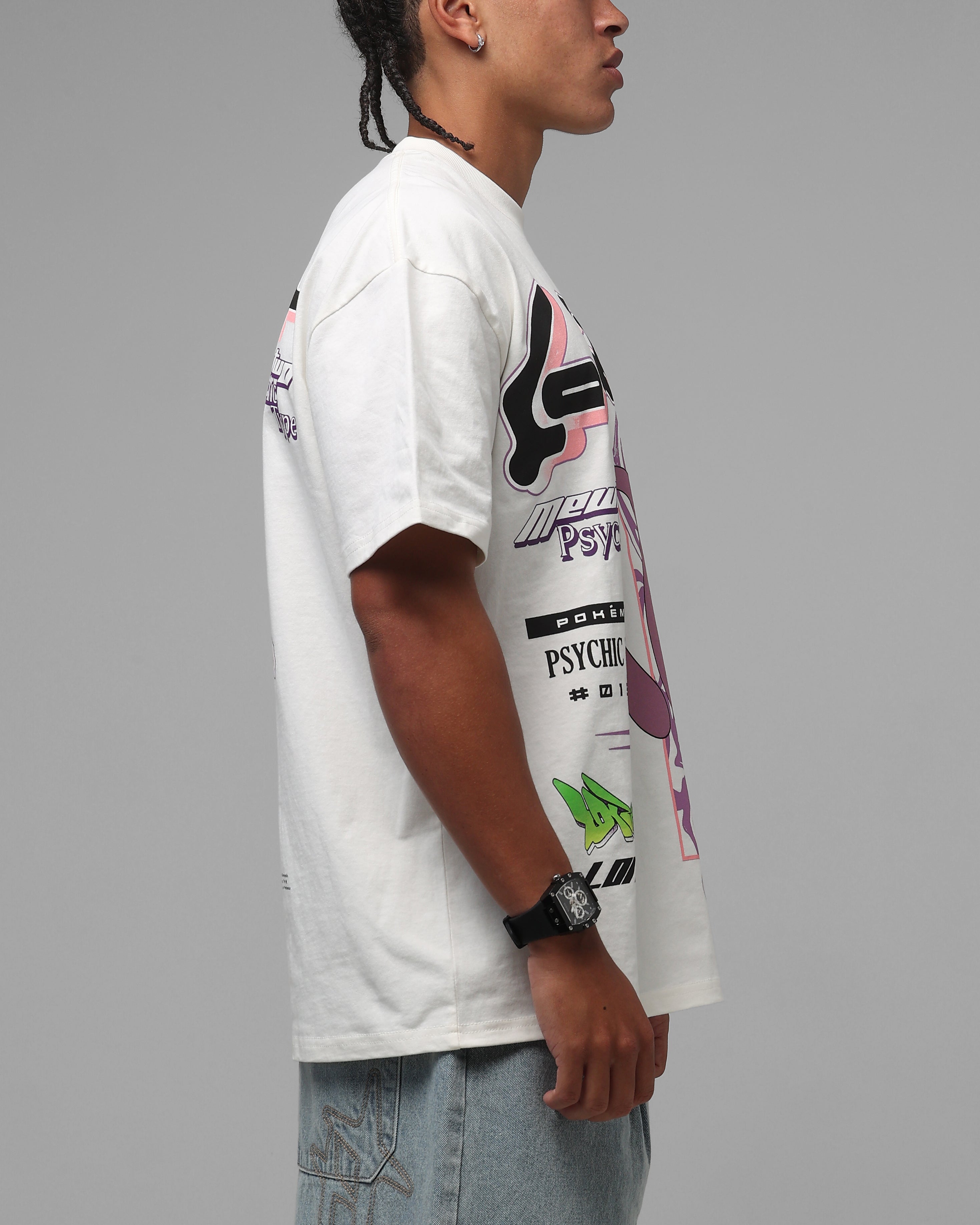 Pocket Monster By Street Psychic Monster Heavyweight T-Shirt Off White
