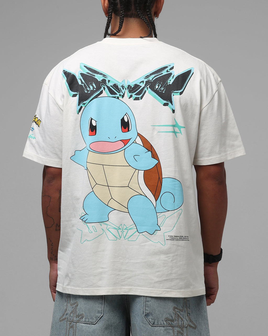 Pocket Monster By Street Water Monster Heavyweight T-Shirt Off White