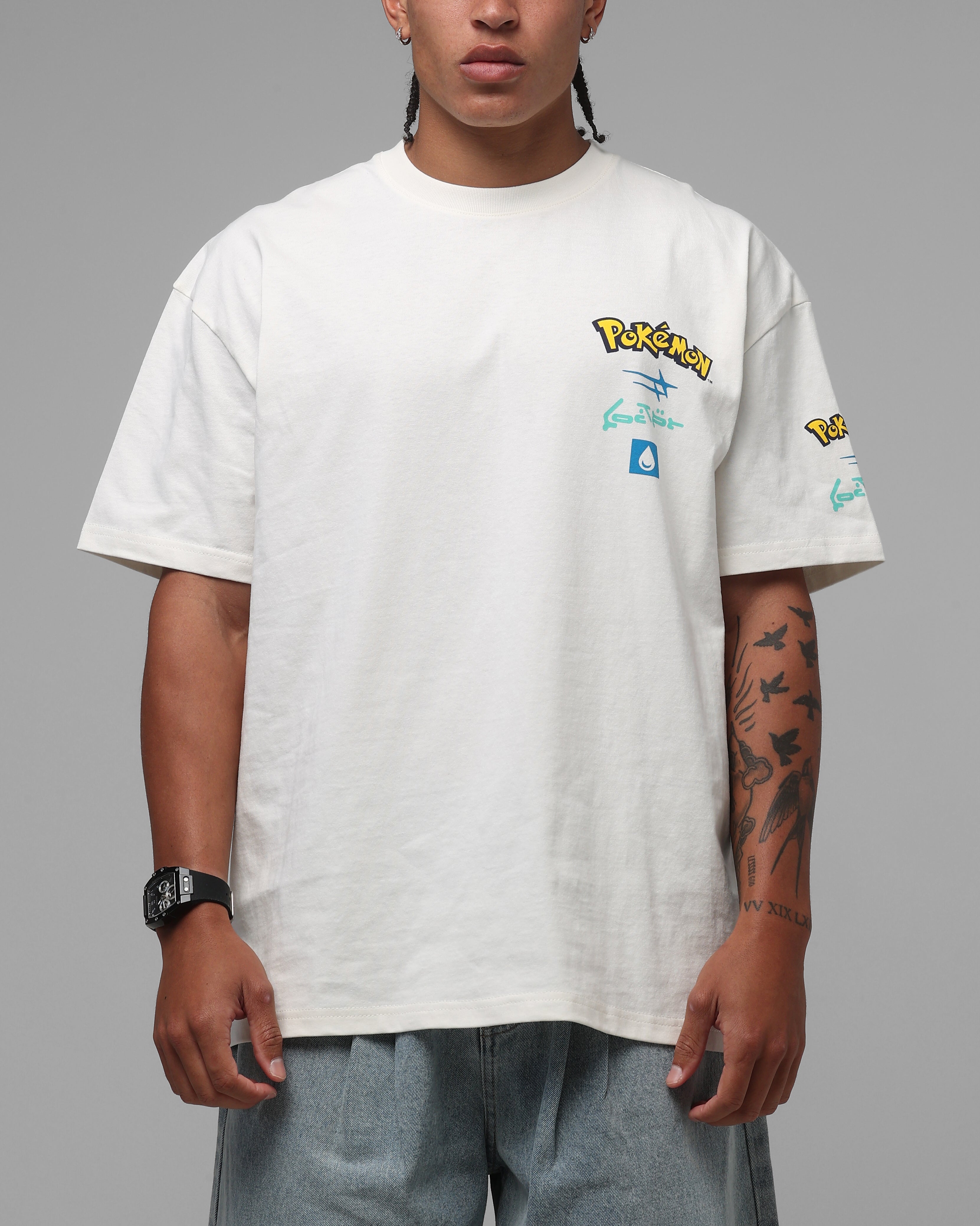 Pocket Monster By Street Water Monster Heavyweight T-Shirt Off White