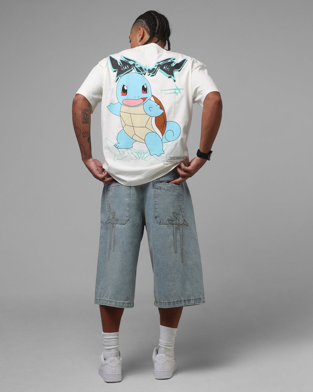 Pocket Monster By Street Water Monster Heavyweight T-Shirt Off White
