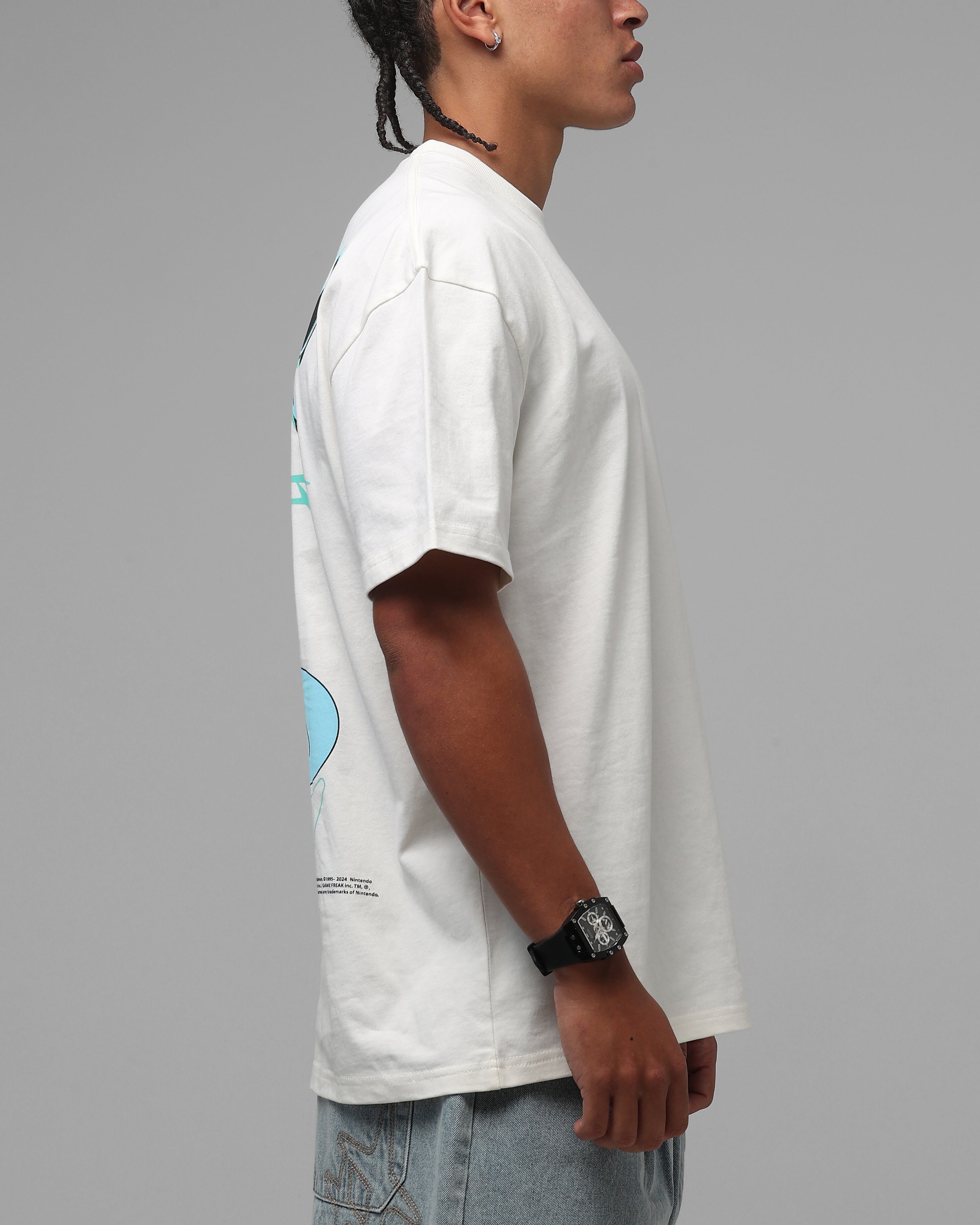 Pocket Monster By Street Water Monster Heavyweight T-Shirt Off White
