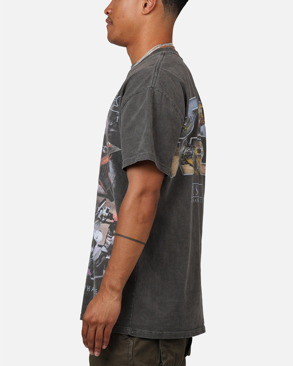 Galaxy Space Episode I '99 Heavyweight Vintage T-Shirt Black Wash