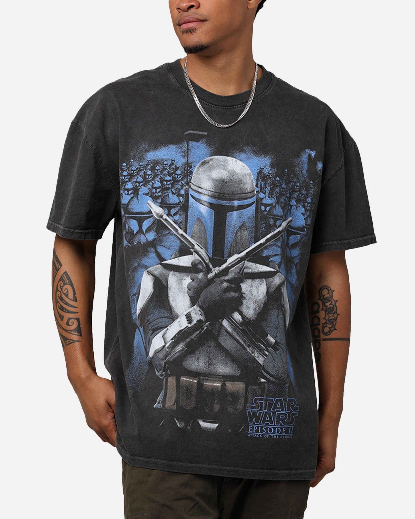 Galaxy Space Episode II '02 Heavyweight Vintage T-Shirt Black Wash