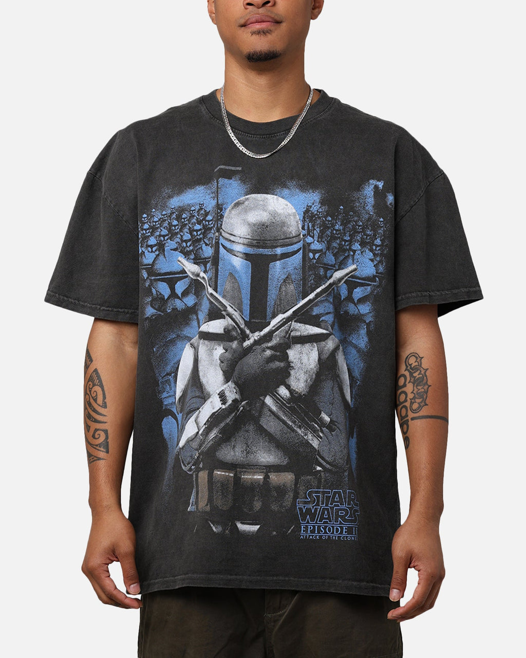 Galaxy Space Episode II '02 Heavyweight Vintage T-Shirt Black Wash