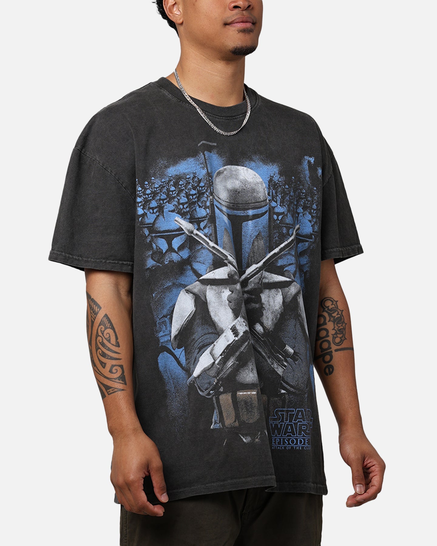 Galaxy Space Episode II '02 Heavyweight Vintage T-Shirt Black Wash
