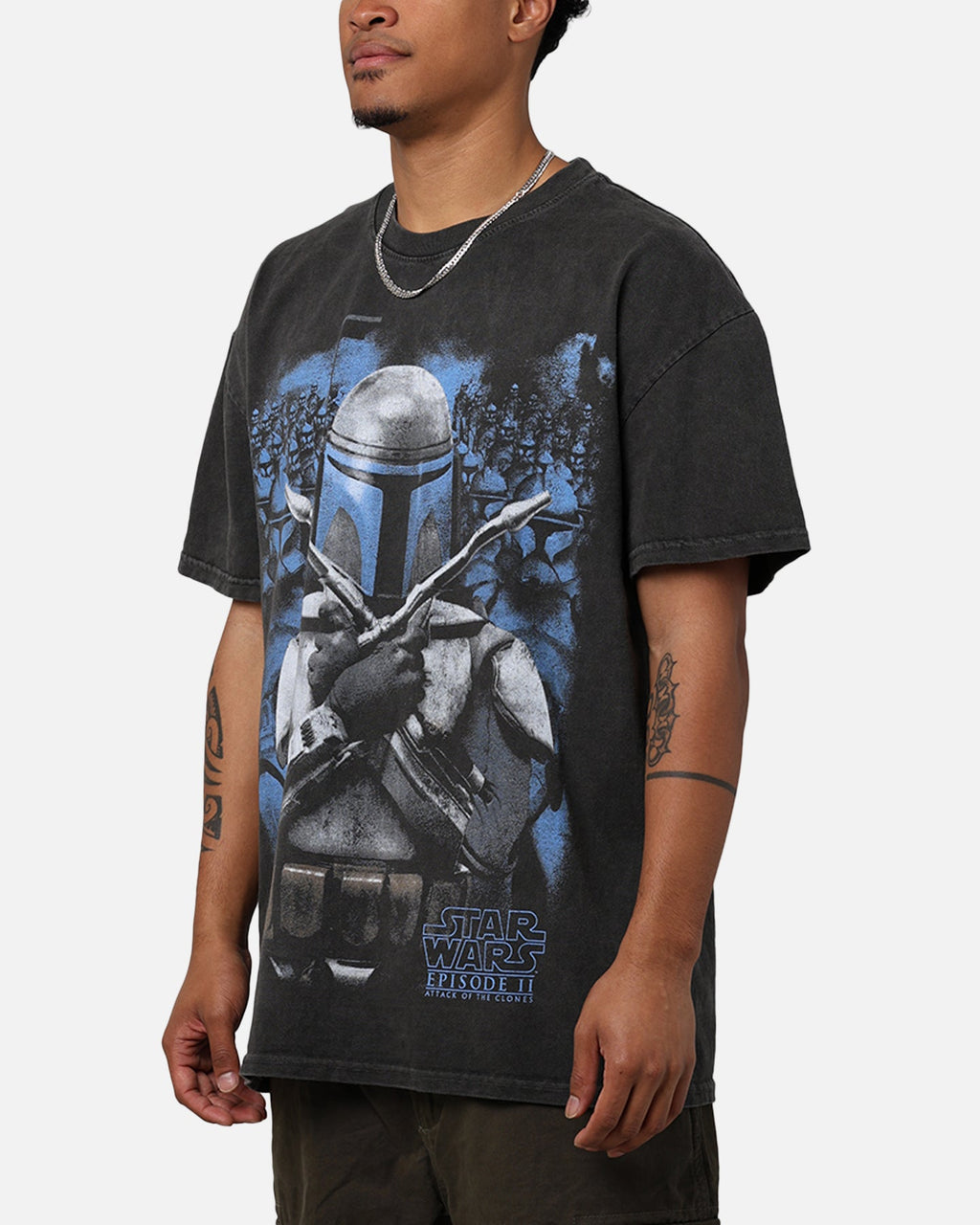 Galaxy Space Episode II '02 Heavyweight Vintage T-Shirt Black Wash