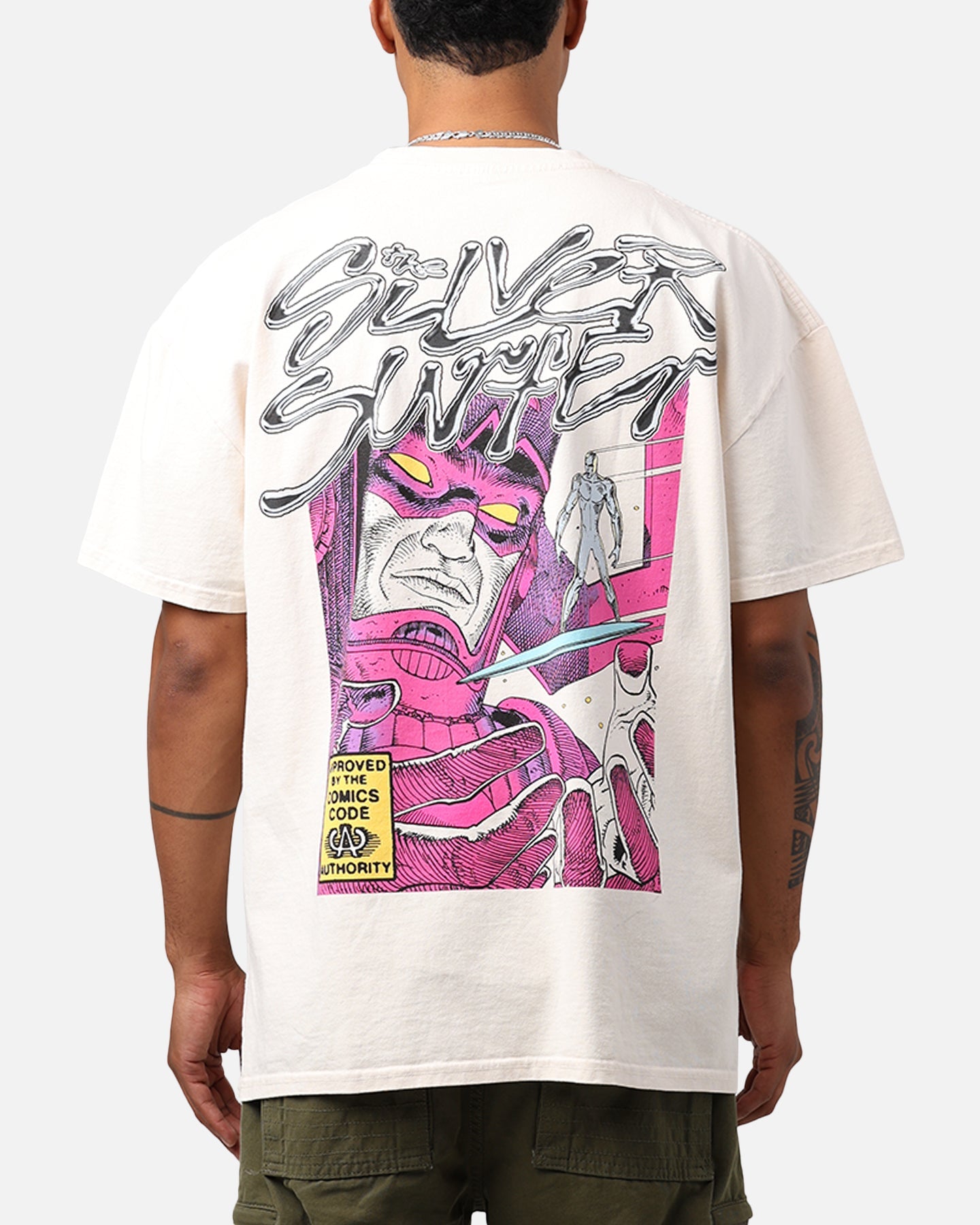 Comic Cosmic Rider Heavyweight T-Shirt Off White