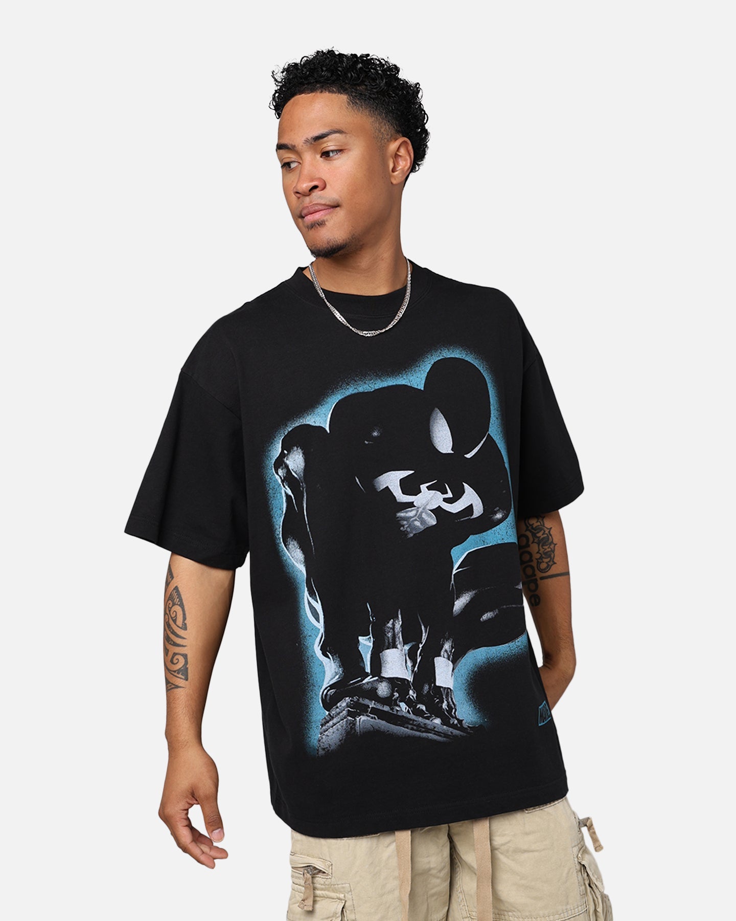 Comic Web Hero Symbiote T-Shirt Black