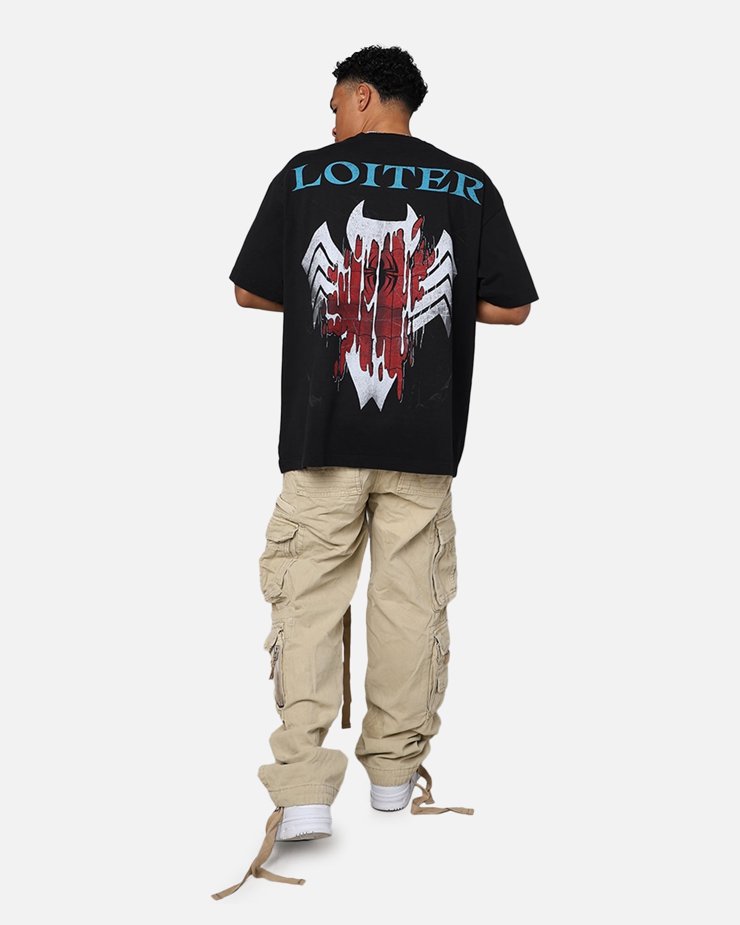 Comic Web Hero Symbiote T-Shirt Black