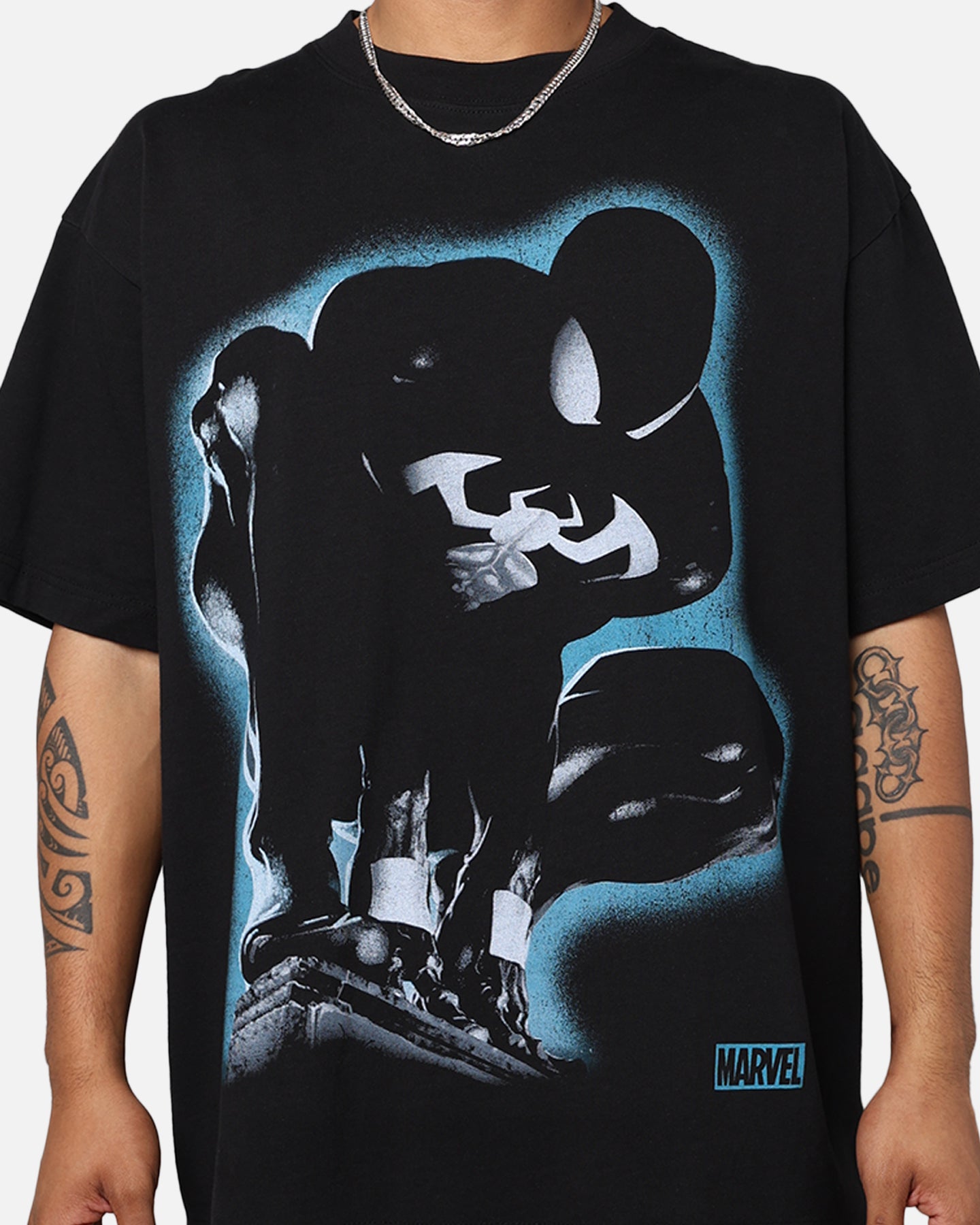 Comic Web Hero Symbiote T-Shirt Black