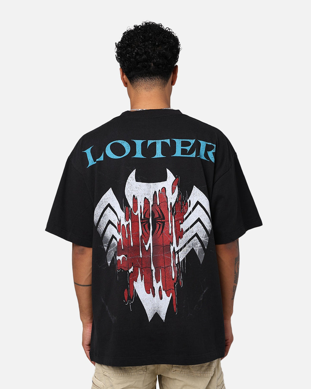 Comic Web Hero Symbiote T-Shirt Black