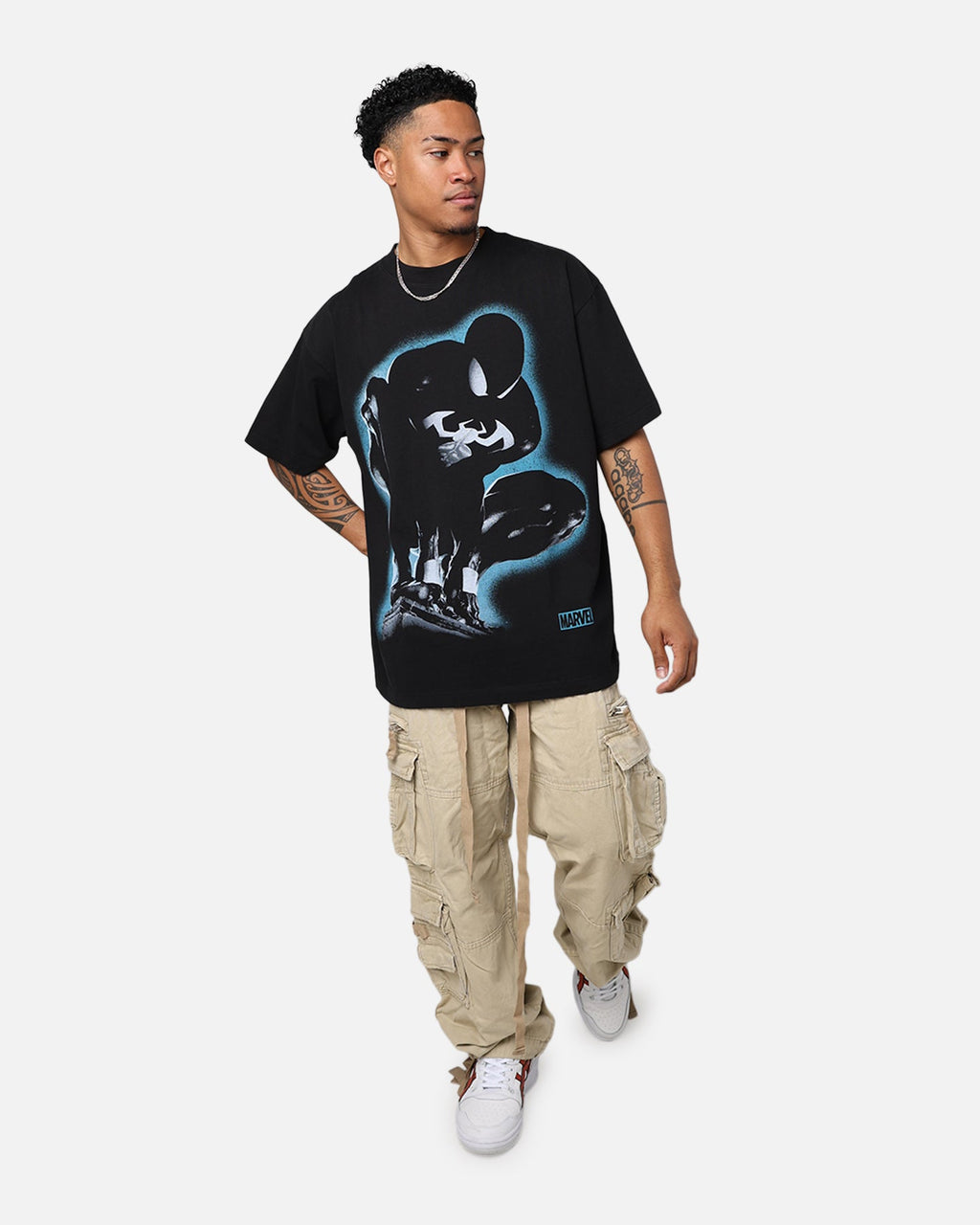Comic Web Hero Symbiote T-Shirt Black