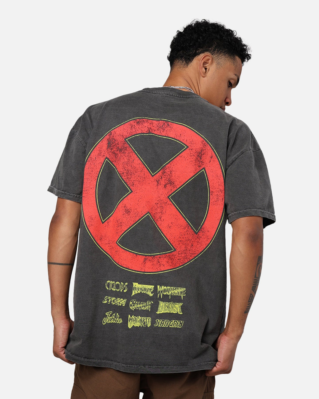 Comic Mutant Hero The Mutant Hero Heavyweight Vintage T-Shirt Washed Black