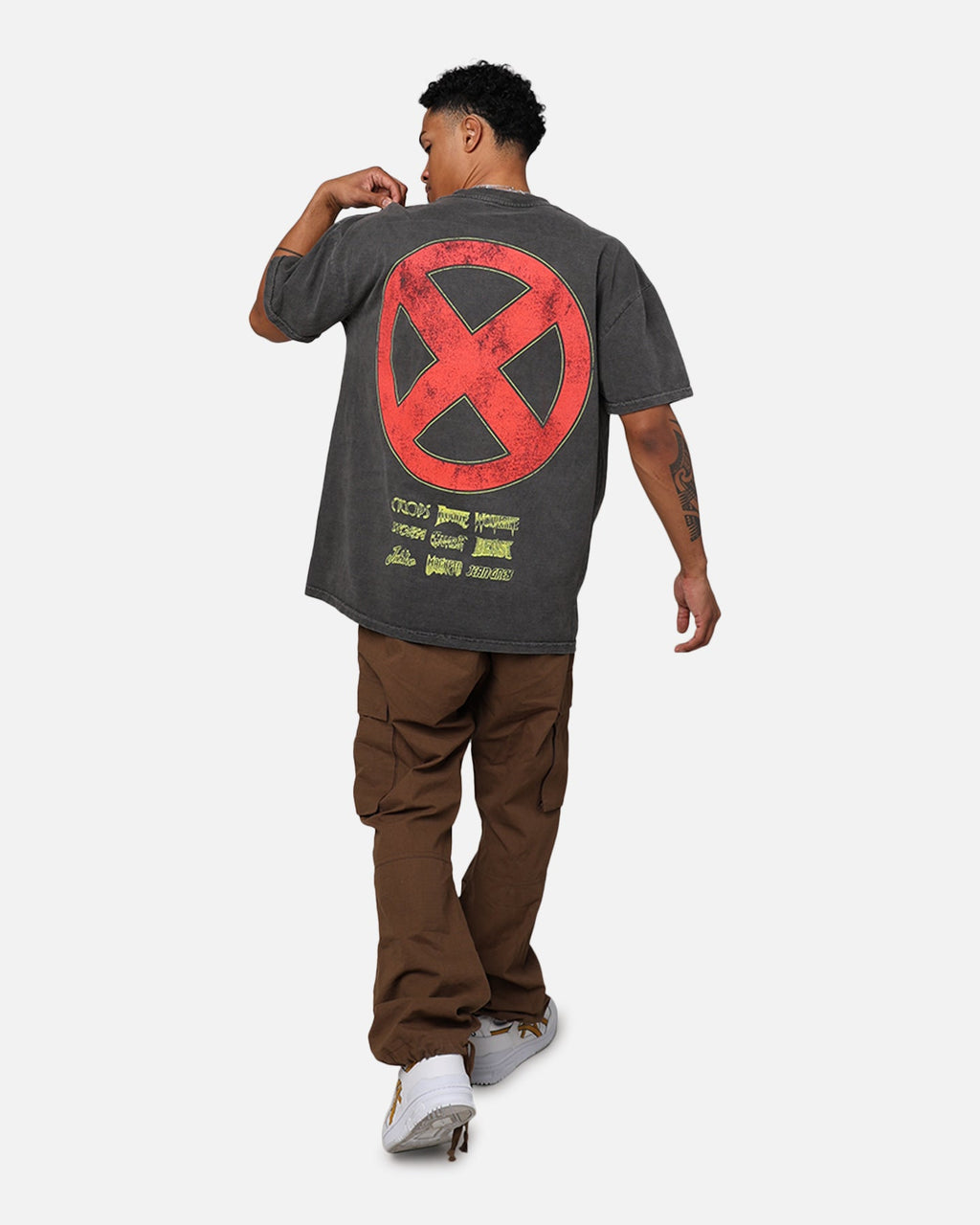 Comic Mutant Hero The Mutant Hero Heavyweight Vintage T-Shirt Washed Black