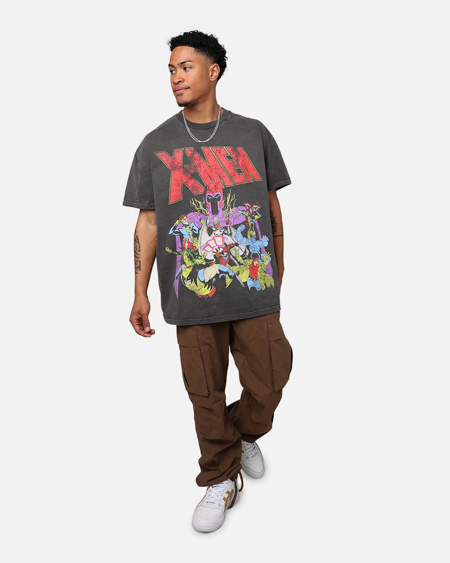 Comic Mutant Hero The Mutant Hero Heavyweight Vintage T-Shirt Washed Black