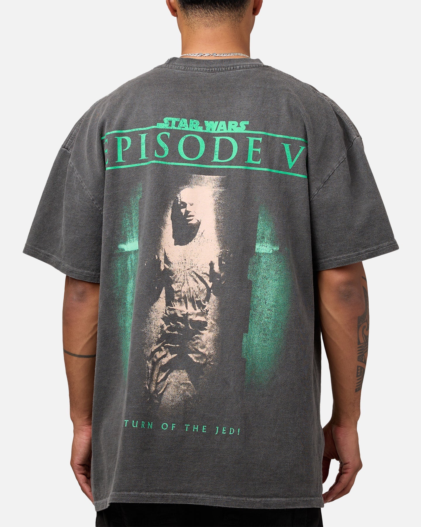 Galaxy Space '83 Heavyweight Vintage T-Shirt Black Wash