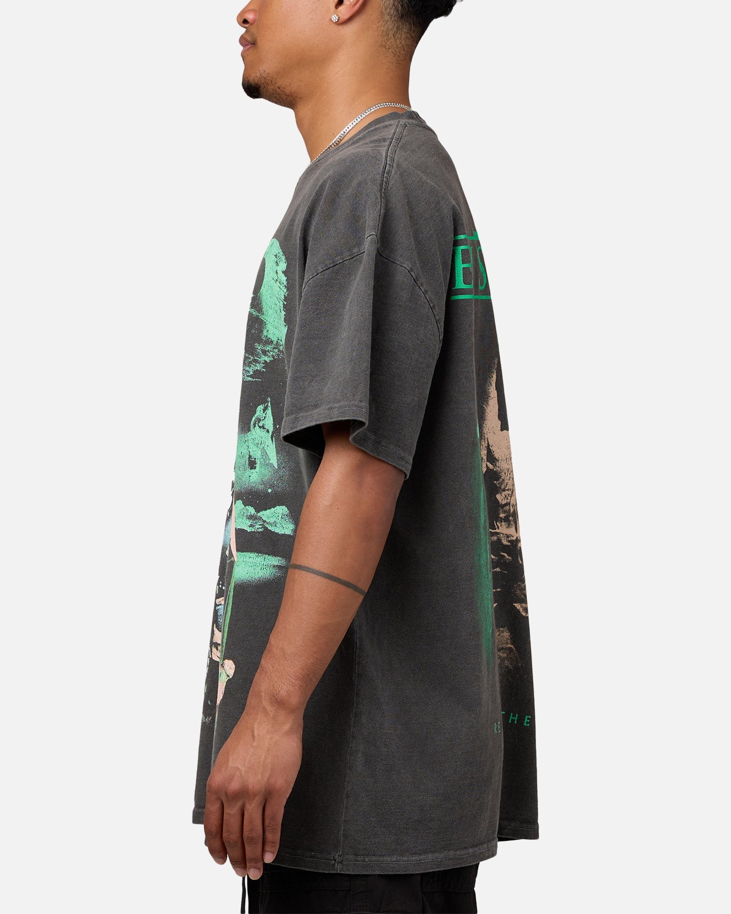 Galaxy Space '83 Heavyweight Vintage T-Shirt Black Wash