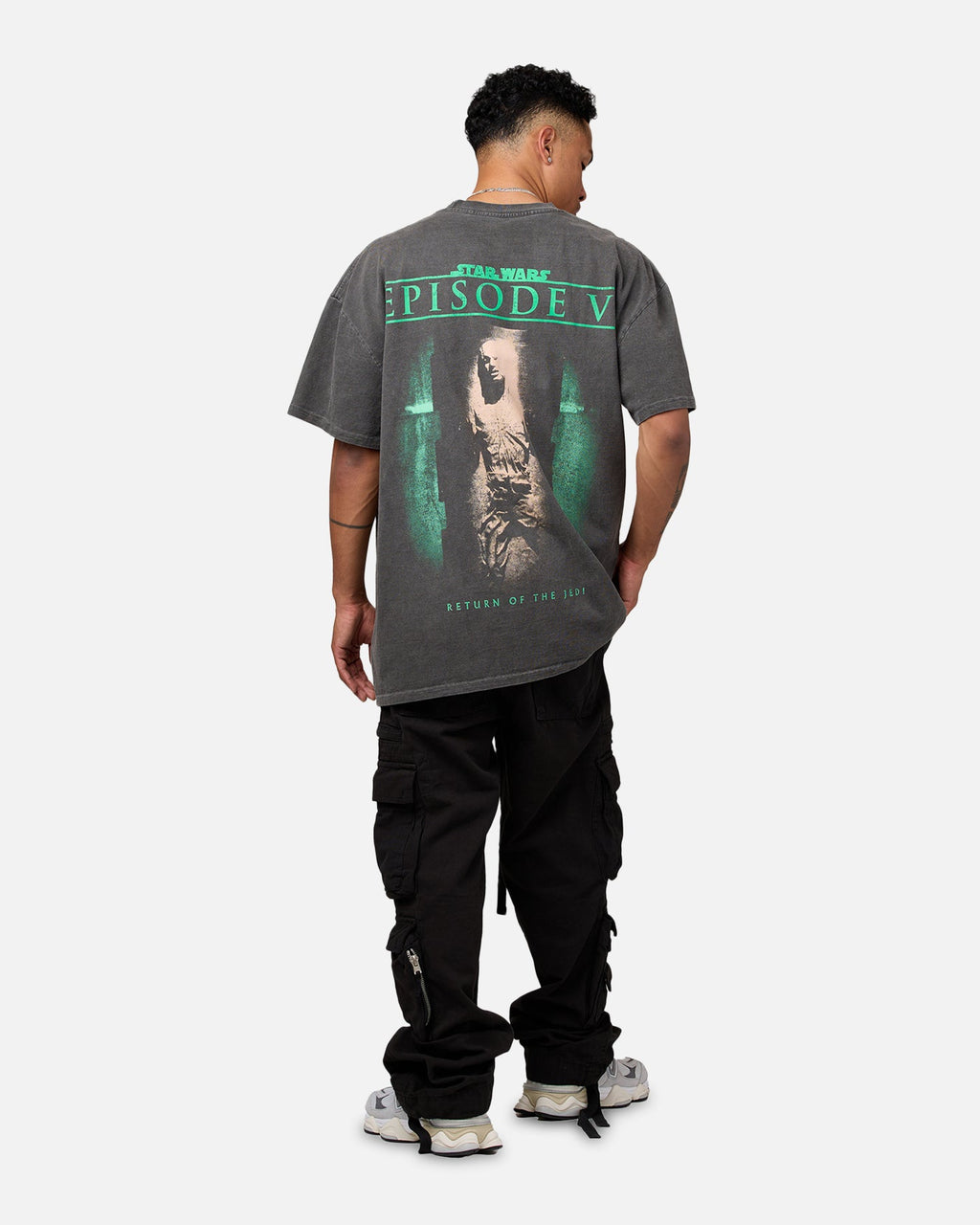 Galaxy Space '83 Heavyweight Vintage T-Shirt Black Wash