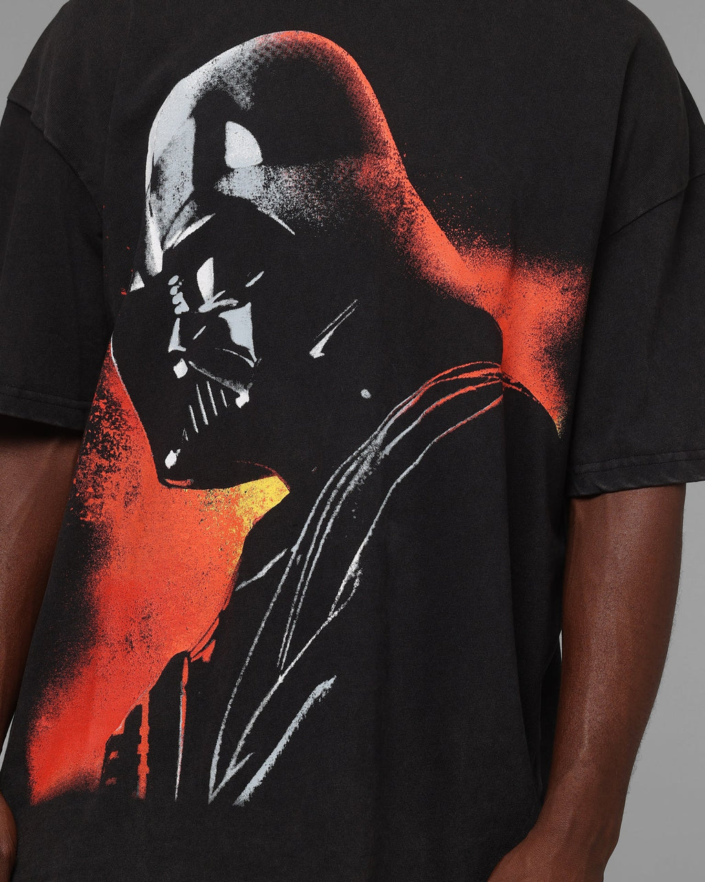 Galaxy Space Dark Commander T-Shirt Black Wash