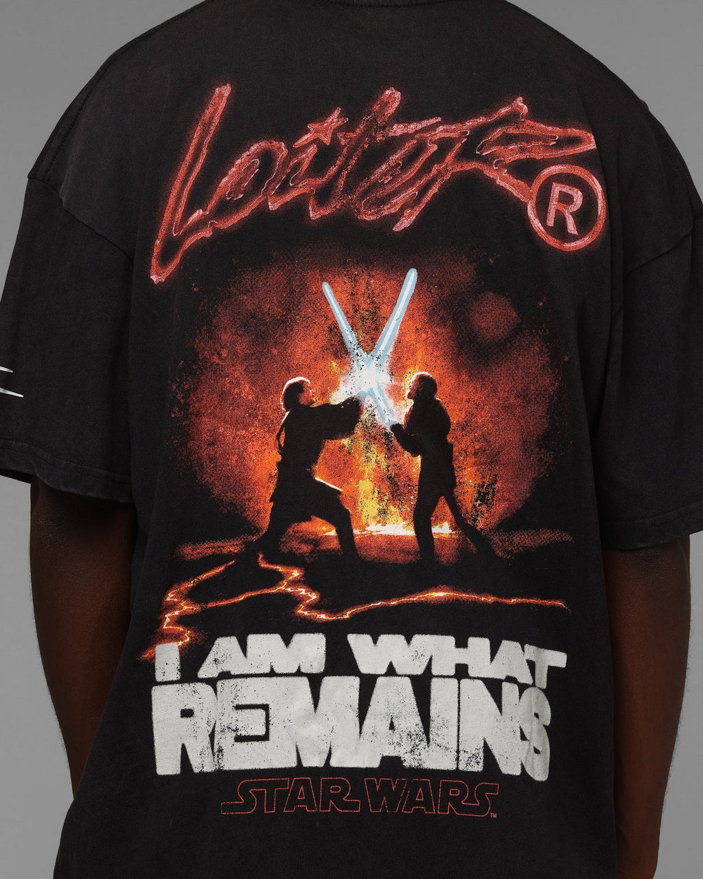 Galaxy Space Dark Commander T-Shirt Black Wash
