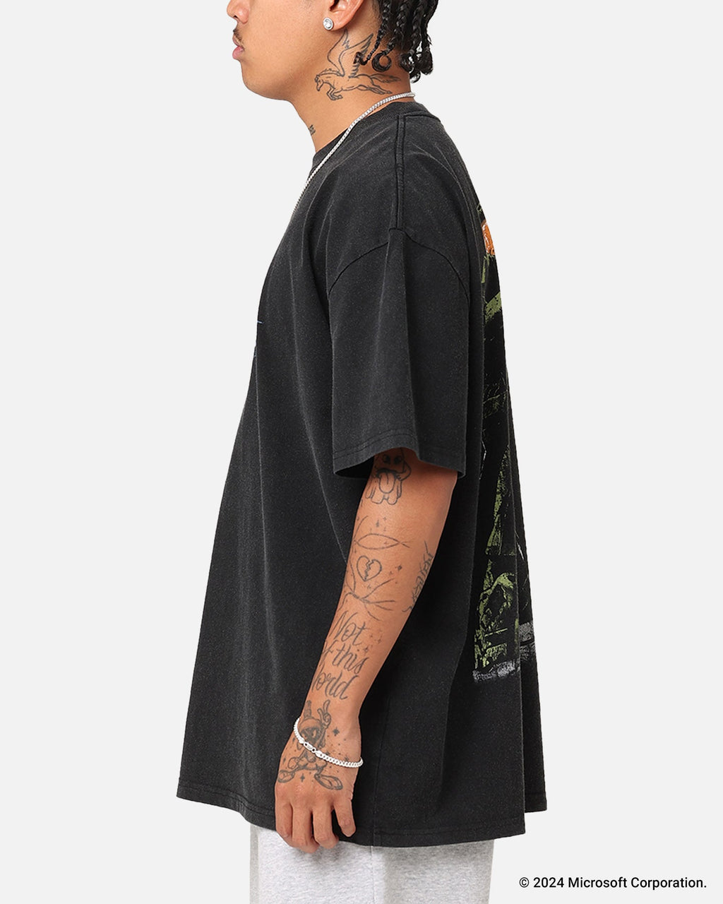 Vintage Studio X Sci-Fi Sci-Fi 2 Vintage T-Shirt Black Acidwash