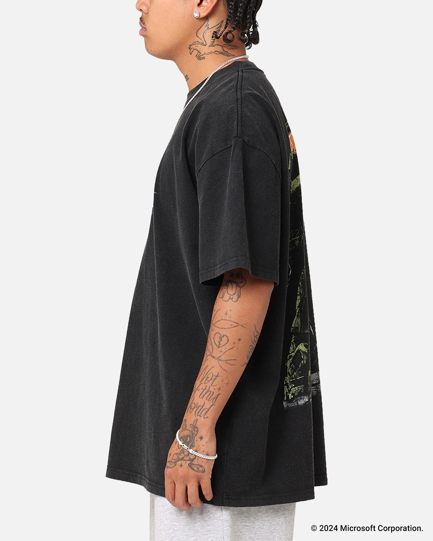 Vintage Studio X Sci-Fi Sci-Fi 2 Vintage T-Shirt Black Acidwash