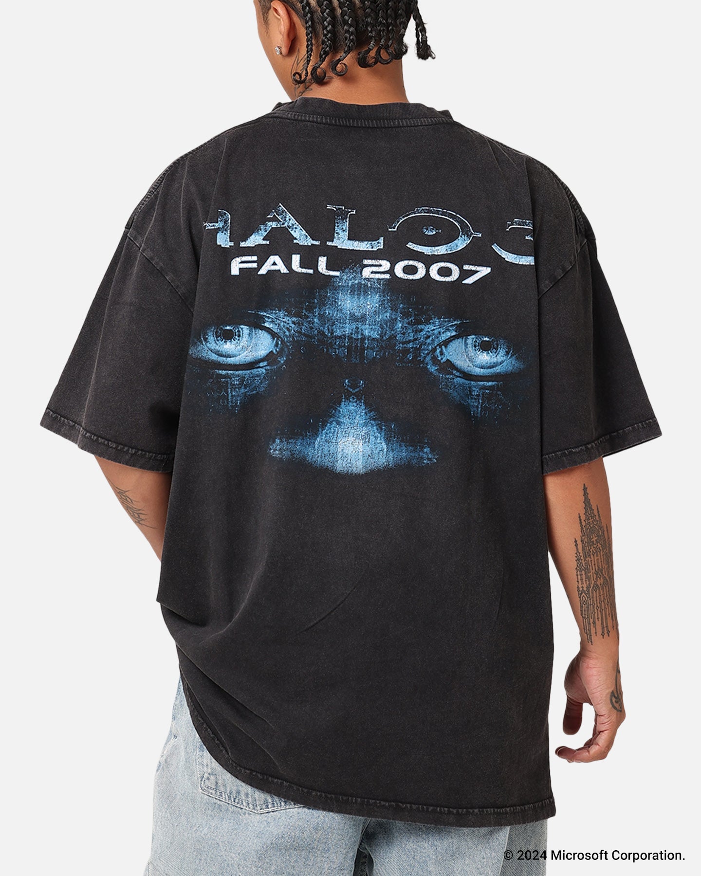 Vintage Studio X Sci-Fi Sci-Fi 3 Vintage T-Shirt Black Acidwash