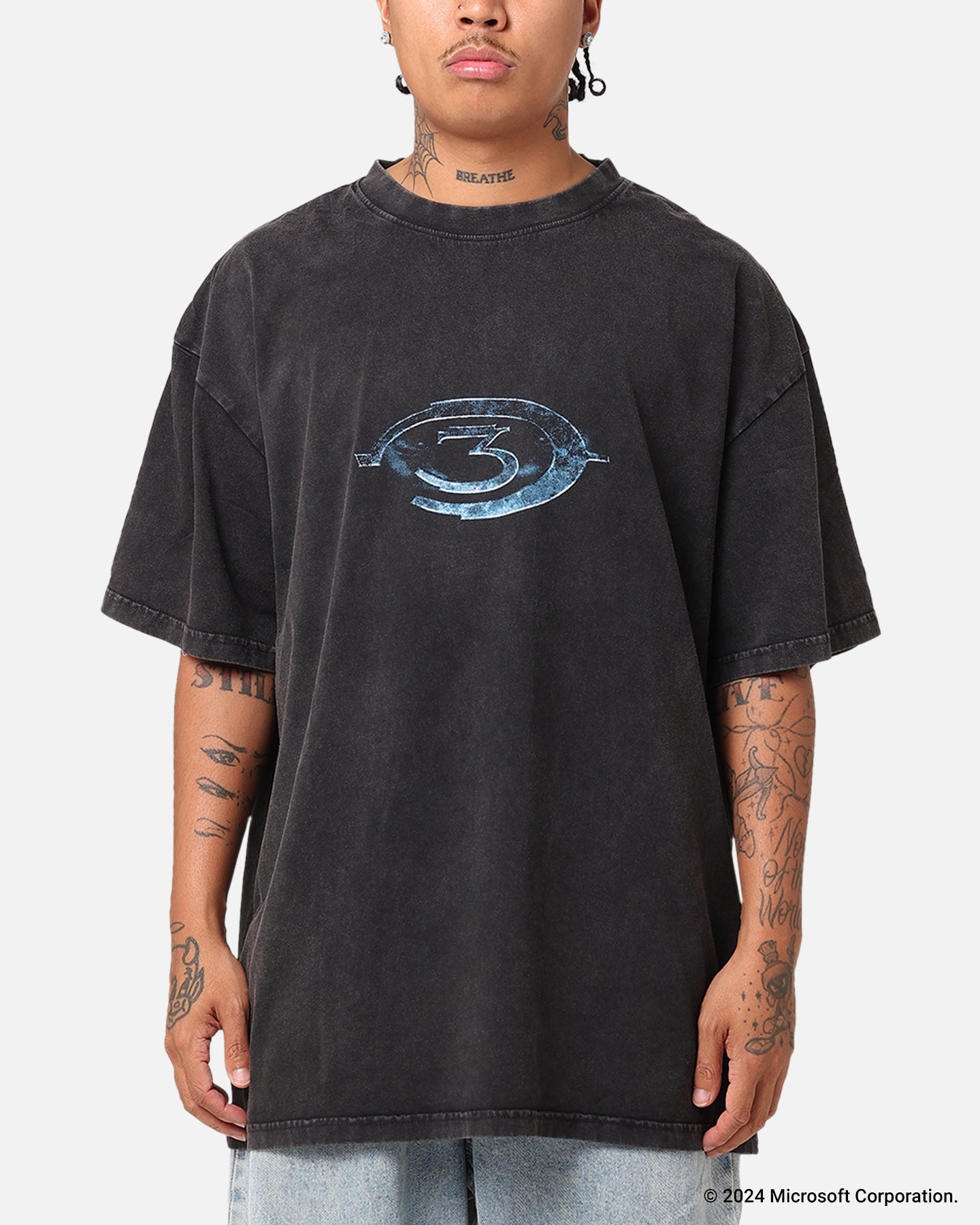 Vintage Studio X Sci-Fi Sci-Fi 3 Vintage T-Shirt Black Acidwash