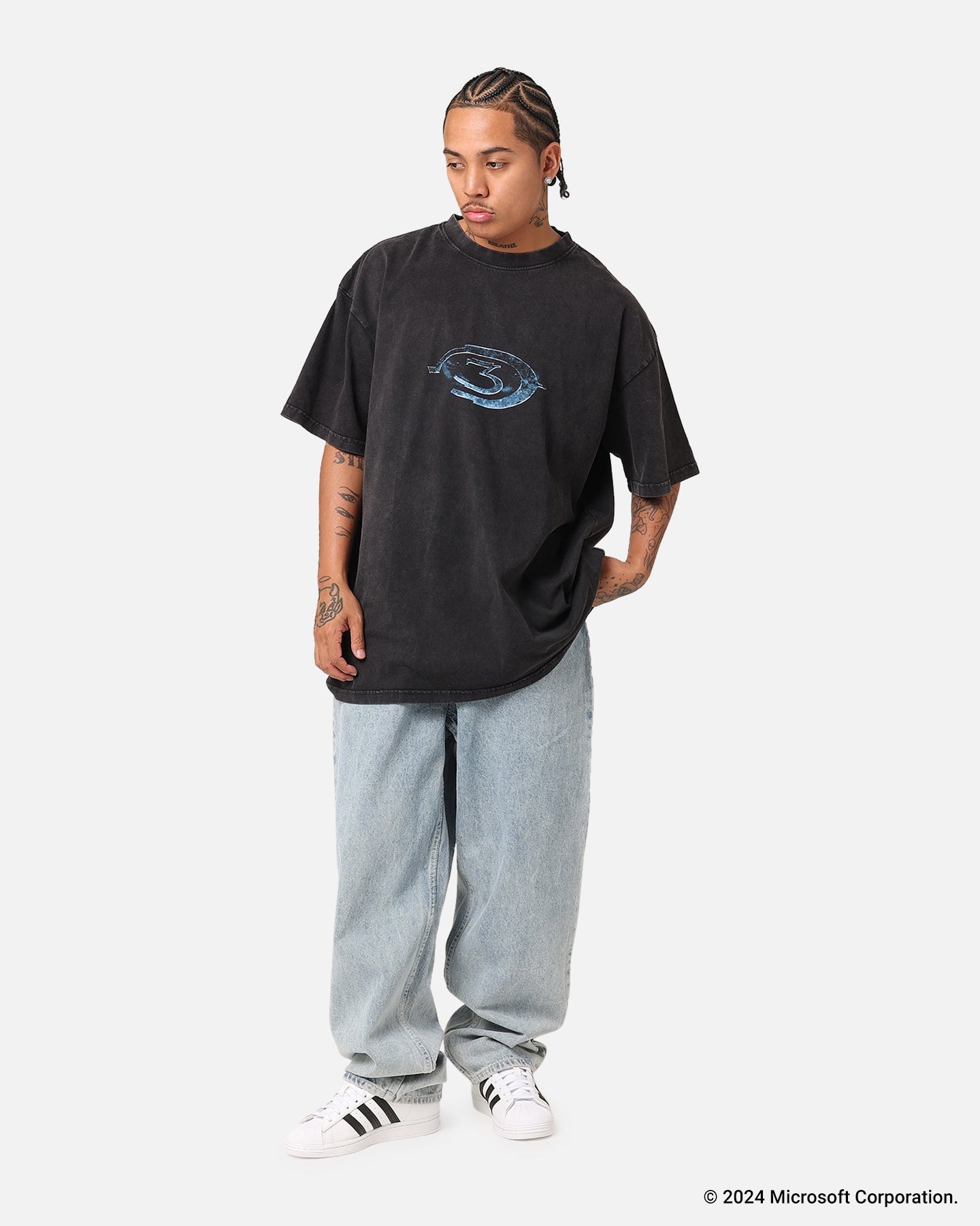 Vintage Studio X Sci-Fi Sci-Fi 3 Vintage T-Shirt Black Acidwash