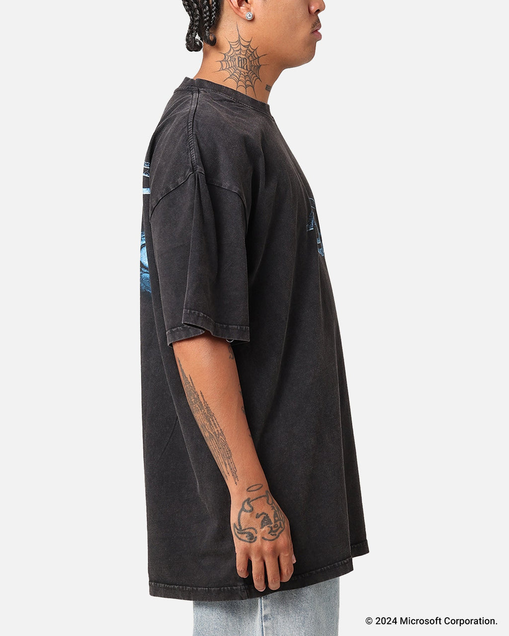 Vintage Studio X Sci-Fi Sci-Fi 3 Vintage T-Shirt Black Acidwash