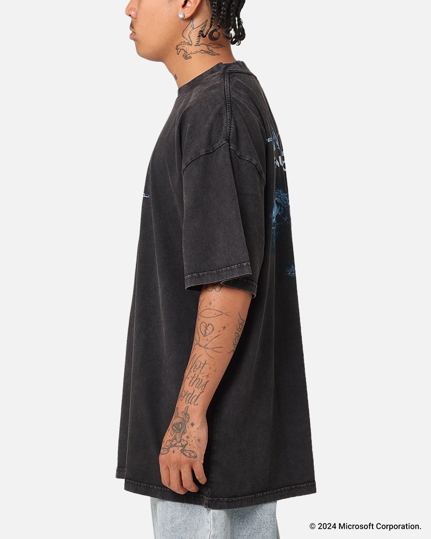 Vintage Studio X Sci-Fi Sci-Fi 3 Vintage T-Shirt Black Acidwash