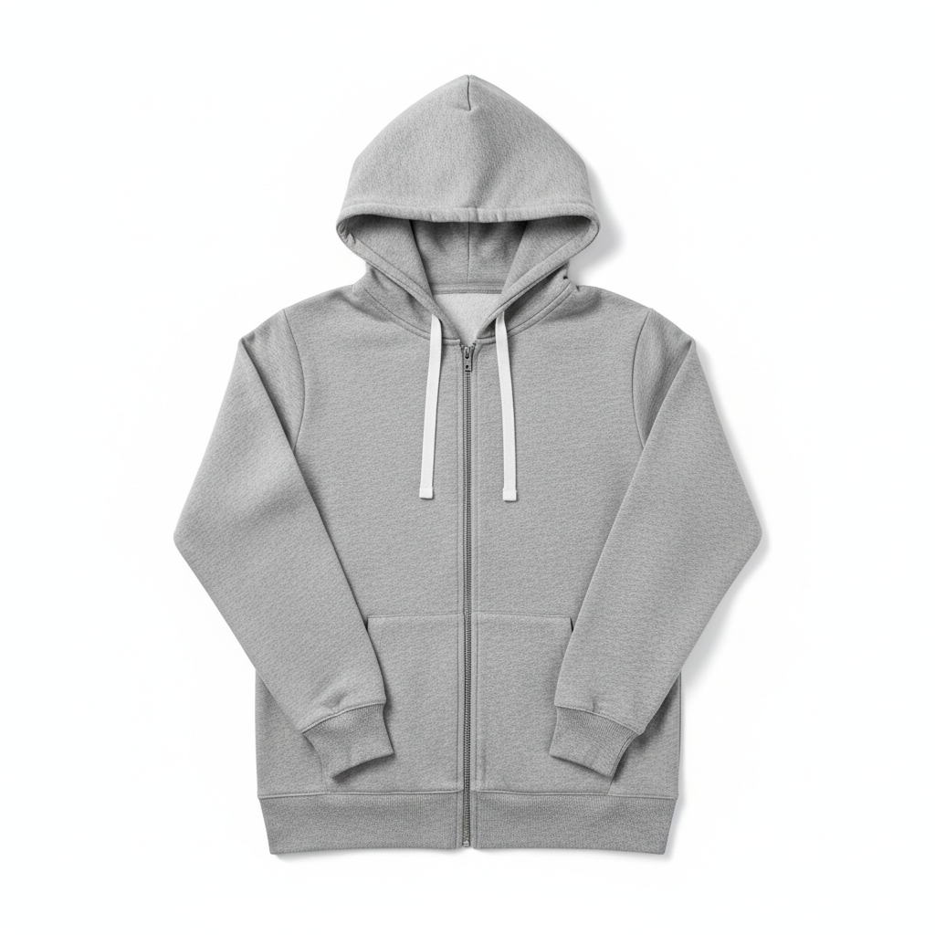 Hooded Zip-Up Sweatshirt