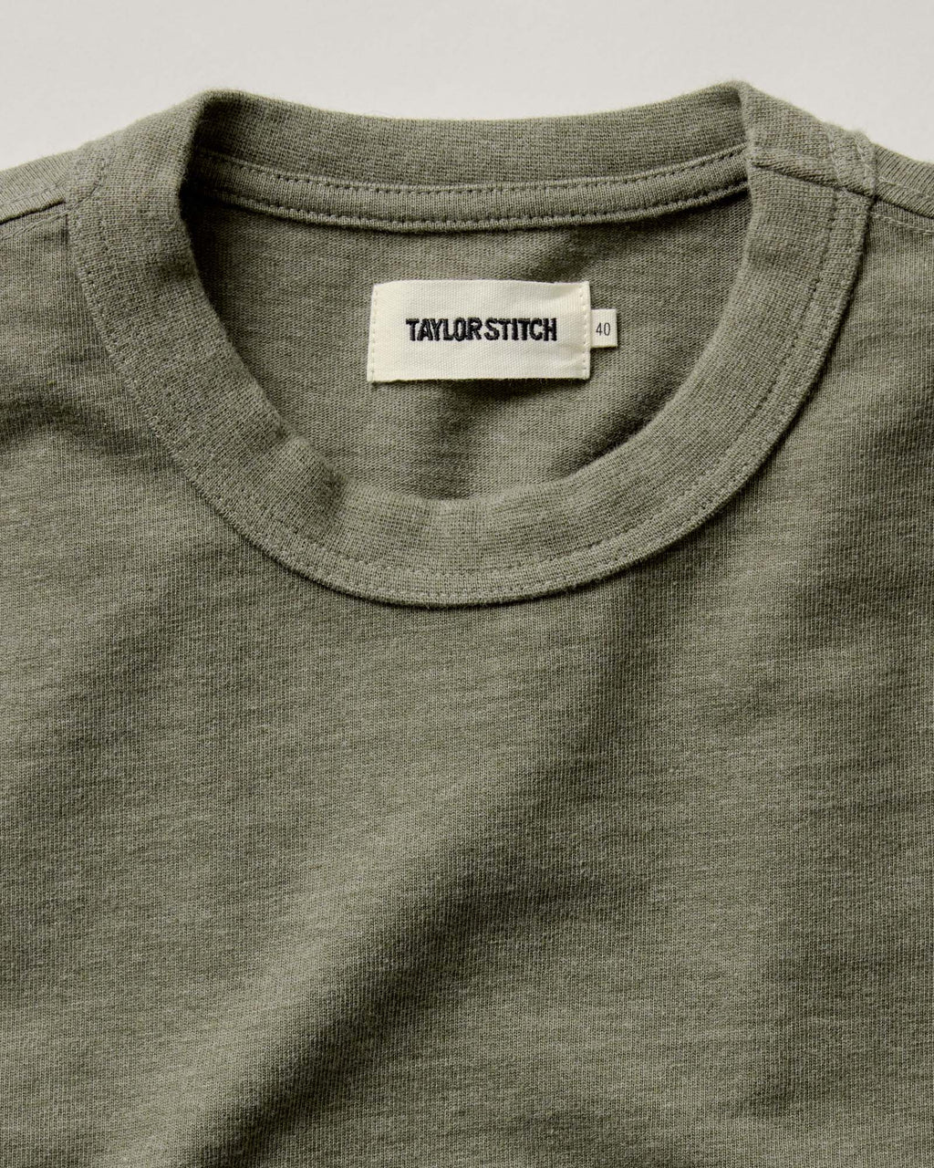 The Organic Cotton Shop Tee in Army Twist