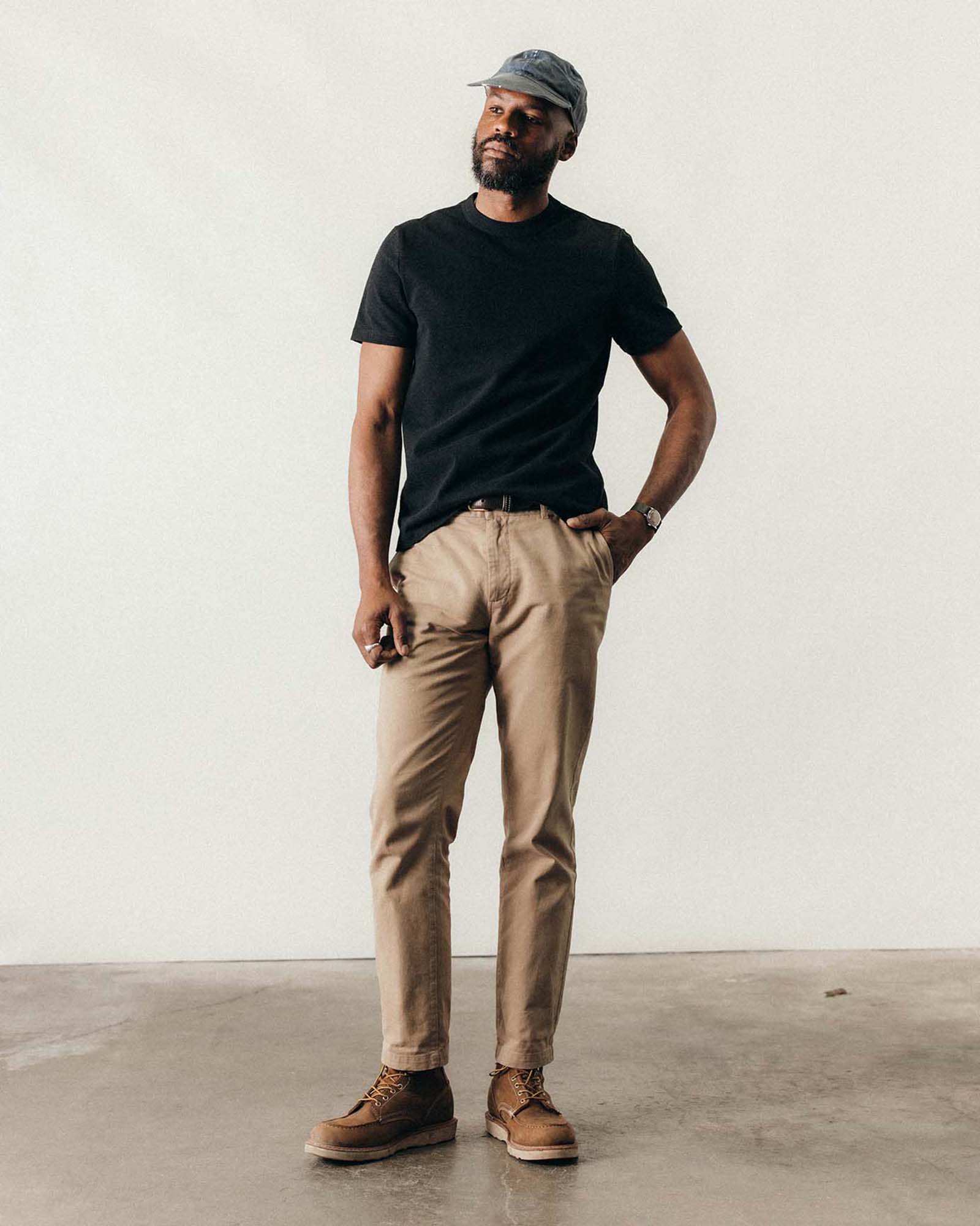 The Organic Cotton Shop Tee in Coal Twist