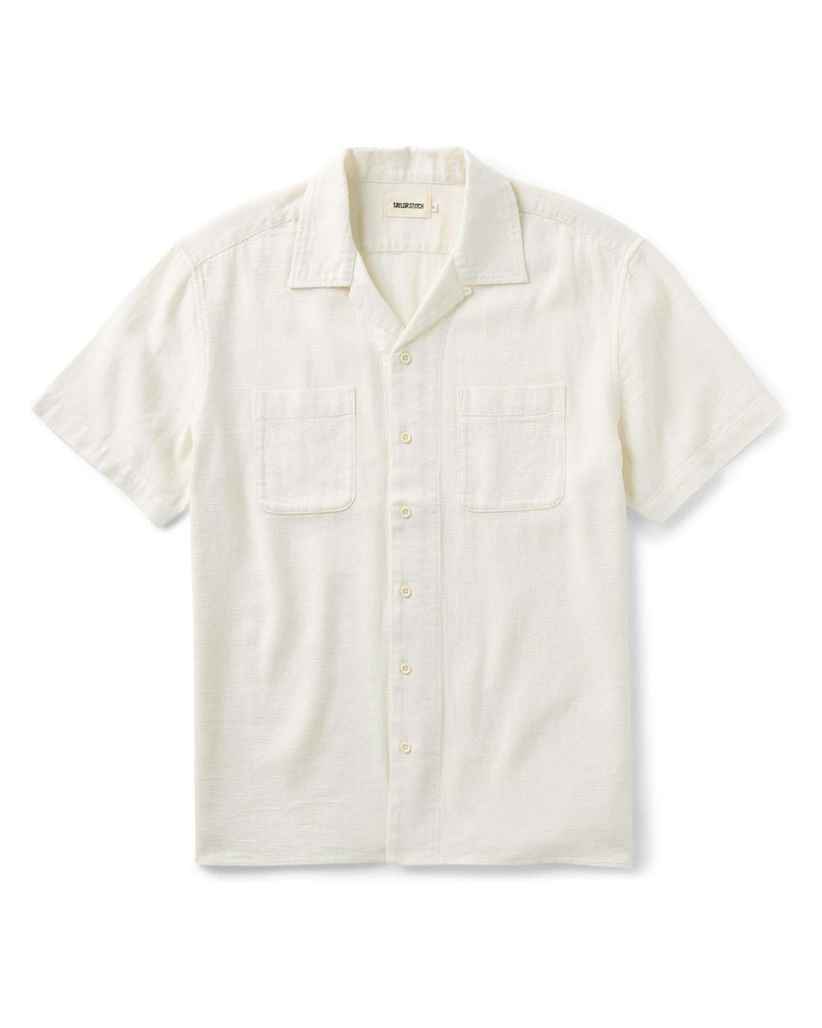 The Conrad Shirt in Vintage White Linen