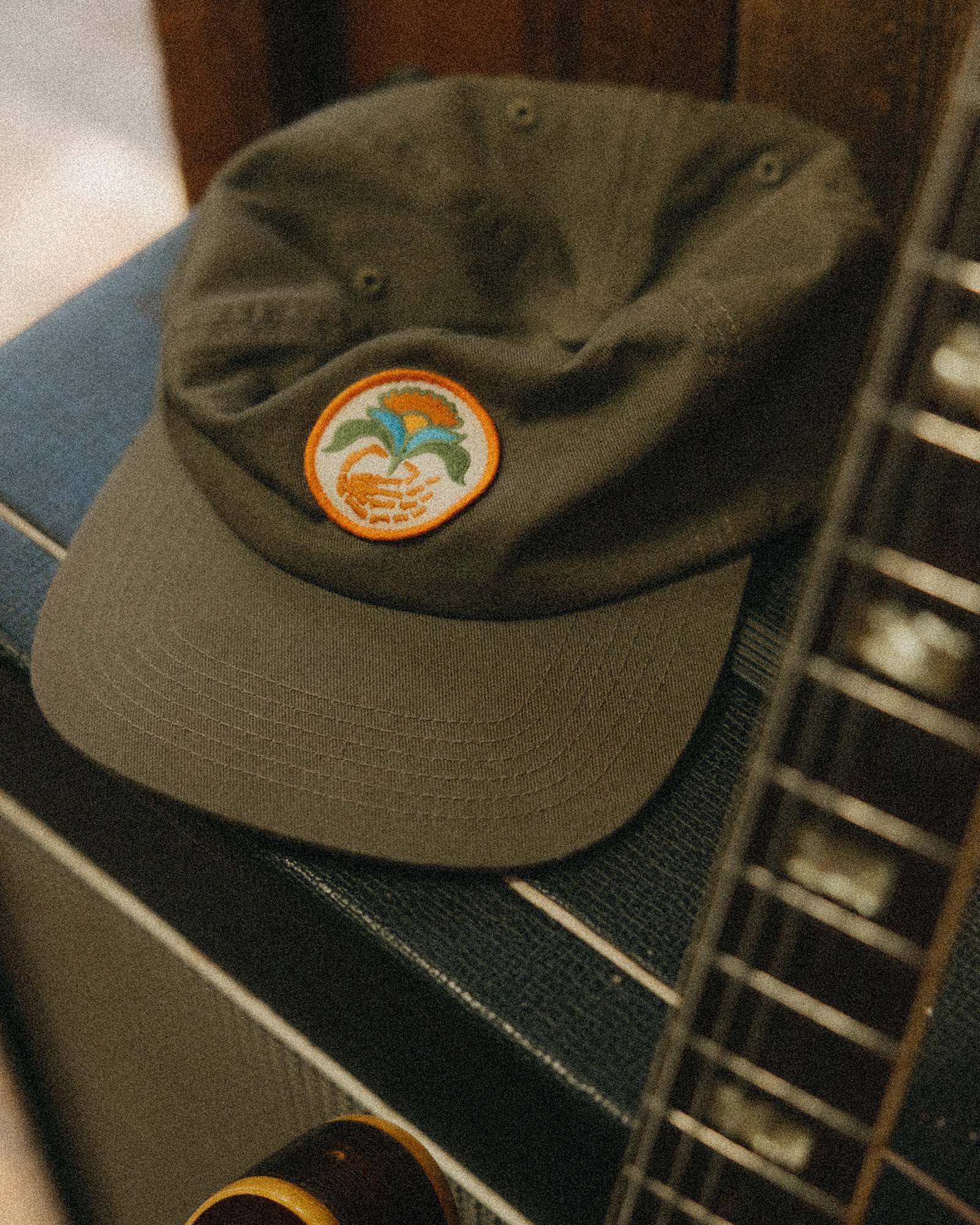 The Mercer Cap in Bud Green Twill