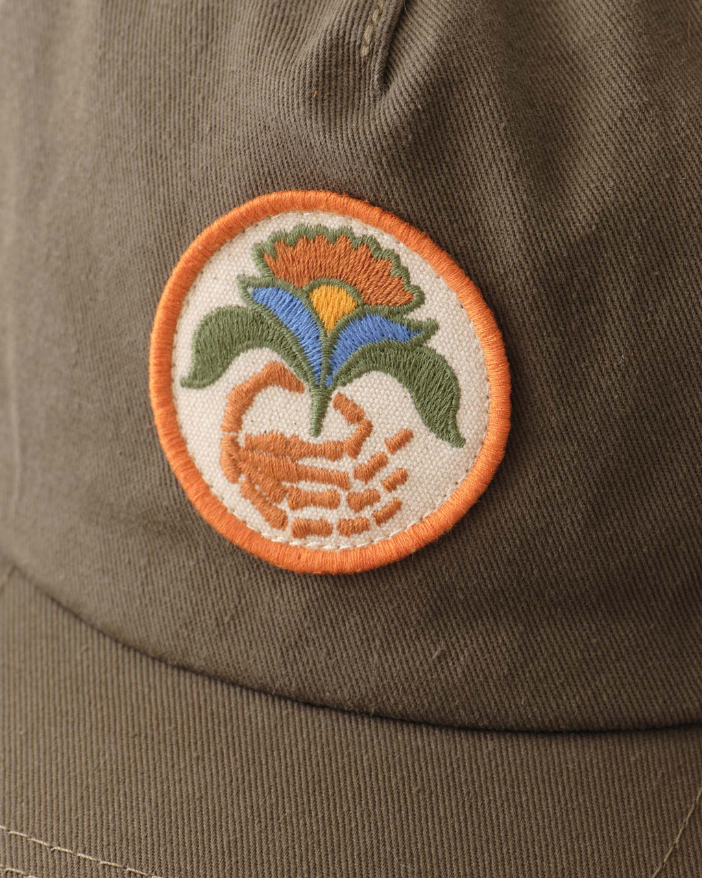 The Mercer Cap in Bud Green Twill