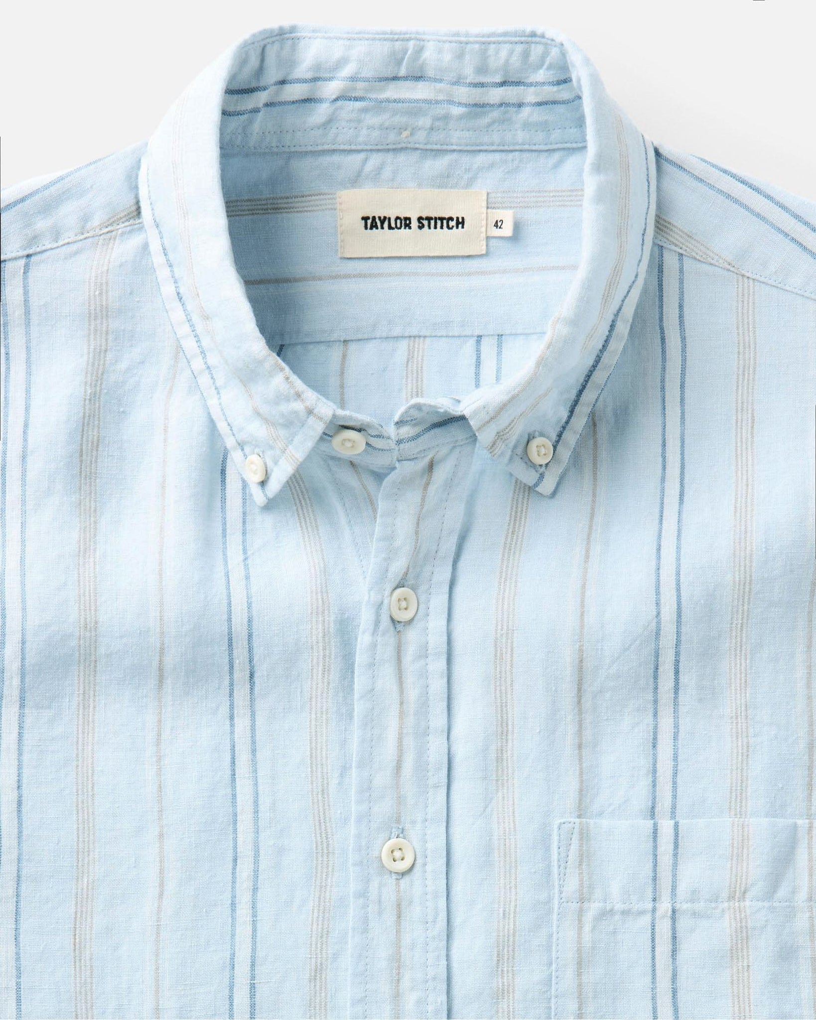 The Jack in Blue Sky Stripe Linen