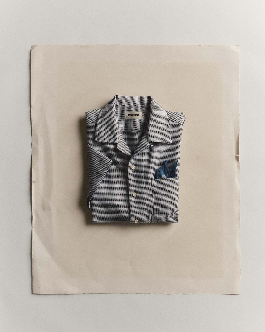The Hawthorne Shirt in Blue Pin Dot Dobby