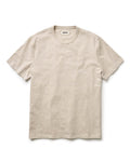 The Organic Cotton Tee in Heather Oat